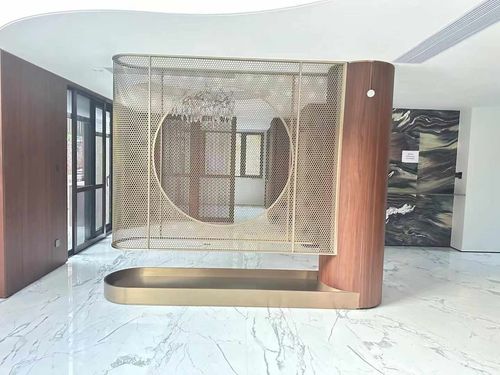 ব্যক্তিগত ভিলার জন্য কাস্টমাইজড স্টেইনলেস স্টীল পার্টিশন