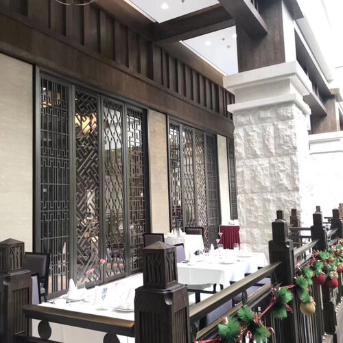 কোম্পানির সর্বশেষ সমাধান হাই-এন্ড হোটেল স্টেইনলেস স্টীল স্ক্রিন কাস্টমাইজেশন প্রকল্প