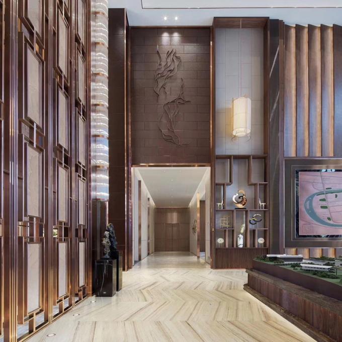 ইনডোর কারখানা কাস্টমাইজযোগ্য রুম বিভাজক মিডিল লিভিং মেটাল রুম বিভাজক স্টেইনলেস স্টীল স্ক্রিন & রুম বিভাজক 4