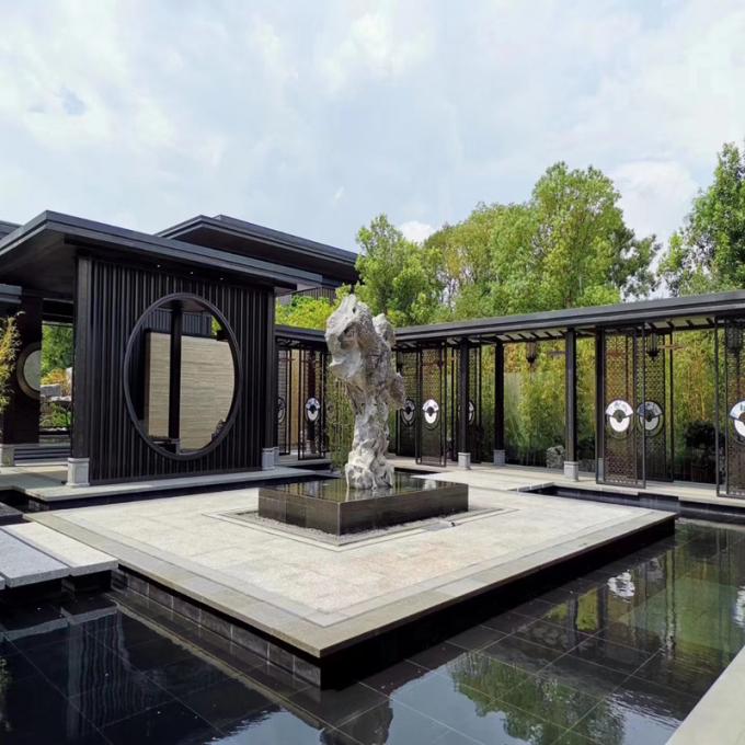 আধুনিক নকশা খালি ধাতু গোল্ড গোল্ড স্টেইনলেস স্টীল পার্টিশন & ডিভাইডার পিভিডি লেপ ব্যক্তিগত রুম 5