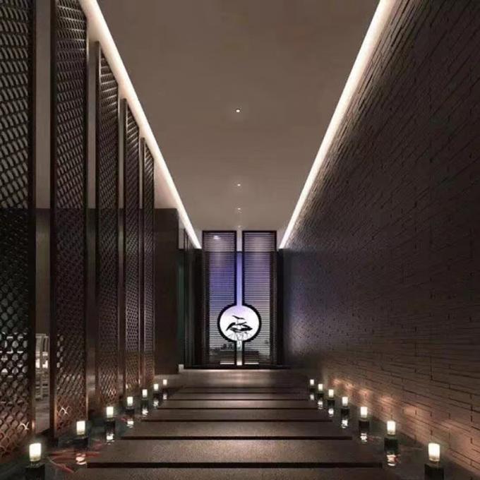 আধুনিক নকশা খালি ধাতু গোল্ড গোল্ড স্টেইনলেস স্টীল পার্টিশন & ডিভাইডার পিভিডি লেপ ব্যক্তিগত রুম 7