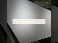 স্ক্র্যাচ প্রতিরোধী পিভিডি রঙিন স্টেইনলেস স্টিল শীট | দীর্ঘস্থায়ী