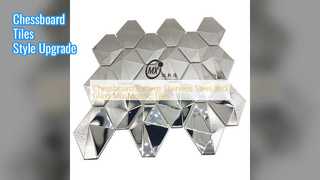 অত্যাশ্চর্য দেয়ালের জন্য চেসবোর্ড মোজাইক টাইলস