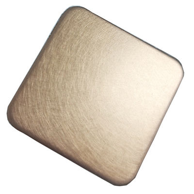 ভালো দাম 300 সিরিজ ভাইব্রেশন কপার প্রস্তুতকারকের সরাসরি বিক্রয় আলংকারিক স্টেইনলেস স্টীল কাস্টমাইজড রঙের শীট অনলাইন