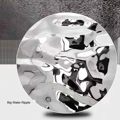 ভালো দাম বিবাহের জন্য রঙিন কটেলরি সেট স্টেইনলেস স্টীল বেস প্লেট জল ঢেউ সিলভার অনলাইন