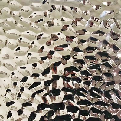 ভালো দাম সিলভার রত্ন পাথর নীল জল ঢেউ প্রস্ফুটিত প্লেট দেয়াল প্রসাধন জন্য স্টেইনলেস স্টীল শীট অনলাইন