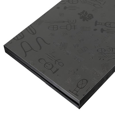 ভালো দাম 304 গাঢ় কালো রঙের চিঠি ইটিং মণির ব্লাস্ট গোল্ড গোল্ড রেইনলেস স্টীল শীট জন্য মন্ত্রিসভা প্যানেল অনলাইন