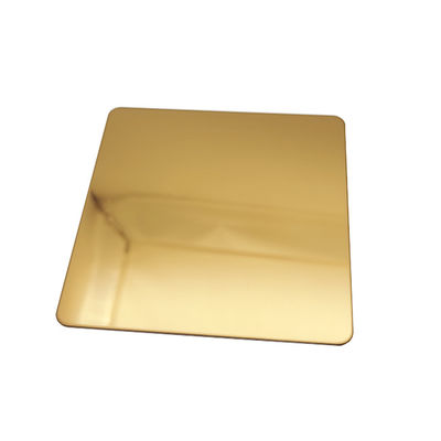 ভালো দাম রেড গোল্ড রঙ পিভিডি লেপ স্টিল শীট 304 স্টেইনলেস স্টীল Foshan চীন অনলাইন