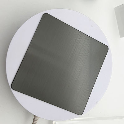 ভালো দাম 304 কালো রঙের স্টেইনলেস স্টিলের শীট ব্রাশ করা চুলের লাইন NO.4 ফিনিস ইনক্স শীট ফ্রেমের জন্য পিভিডি লেপ অনলাইন