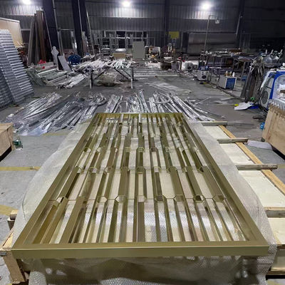 ভালো দাম মর্ডেন স্টাইল পিভিডি লেপ আলংকারিক স্টেইনলেস স্টীল স্ক্রিন প্যানেল বহিরঙ্গন অভ্যন্তর বাগান হোটেল হোম অনলাইন