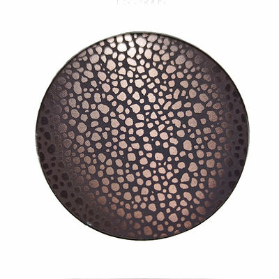 ভালো দাম প্রাচীন গোলাপী স্বর্ণ রঙ 10C স্টেইনলেস স্টীল গভীর খোদাই প্যানেল পত্রক দেওয়ালের জন্য অনলাইন