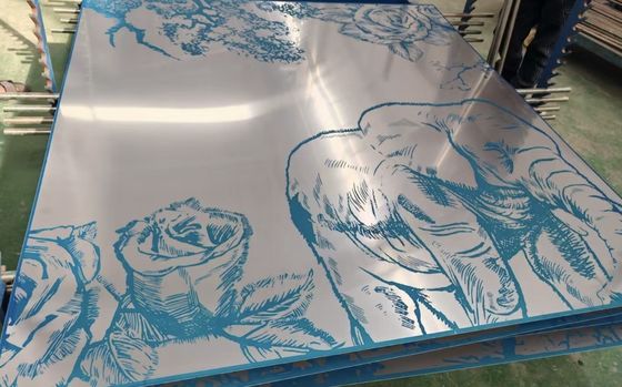 ভালো দাম 201 304 316 বিভিন্ন প্যাটার্ন খোদাই করা সারফেস পিভিডি কোটিং স্টেইনলেস স্টিল শীট হোটেল শপ ওয়াল ডেকোরেশন অনলাইন