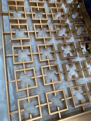 ভালো দাম কাস্টম স্টেইনলেস স্টিল রুম ডিভাইডার স্ক্রিন লেজার কাট ডিজাইন অনলাইন