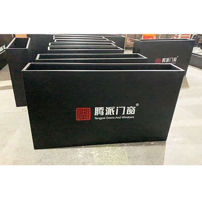 Commerical Outdoor Garden Furniture Metal Public Park Steel Plant Pots Outside Urban Street Flower Pots