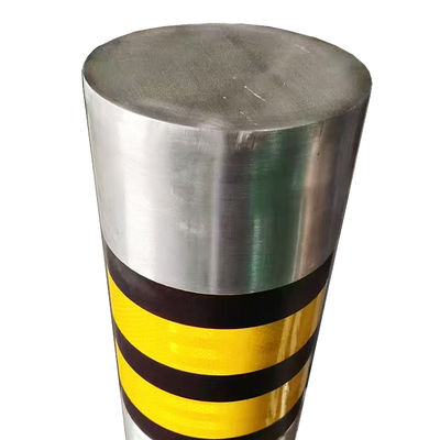ভালো দাম Silver Finished Outdoor Hairline Brushed Stainless Steel Bollard For Street Projects With Flash Light অনলাইন