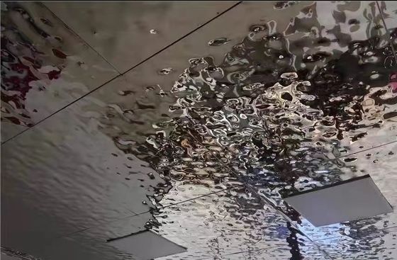 ভালো দাম রৌপ্য মাল্টি রঙ 316L 1.2MM বেধ আয়না তরঙ্গ জল ঢেউ স্টেইনলেস স্টীল প্যানেল মধুচক্র সঙ্গে অনলাইন