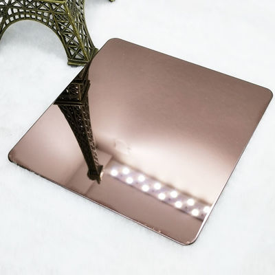 ভালো দাম DIN 316L রঙিন স্টেইনলেস স্টীল শীট ব্রাউন 8K মিরর ফিনিশ অনলাইন