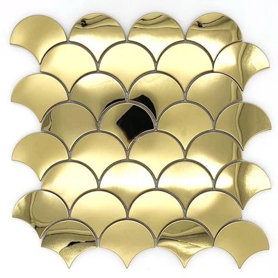 ভালো দাম আধুনিক হোম ডিজাইন স্টেইনলেস স্টীল মোজাইক আঠালো মোজাইক টাইলস অনলাইন