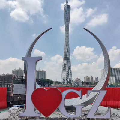 ভালো দাম ODM Splend 304 সজ্জা স্টেইনলেস স্টীল ভাস্কর্য বহিরঙ্গন পূর্ণিমার মডেলিং আর্ট পেইন্টিং রঙ 316L ভাস্কর্য অনলাইন