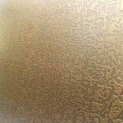 ভালো দাম গেটের জন্য গ্রেড 304 ফ্রি প্যাটার্ন এচিড এন্টিক কপার স্টেইনলেস স্টীল শীট অনলাইন