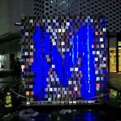 ভালো দাম ASTM GB JIS 304 বড় স্টেইনলেস স্টীল বিমূর্ত ভাস্কর্য বাগান অলঙ্কার অনলাইন