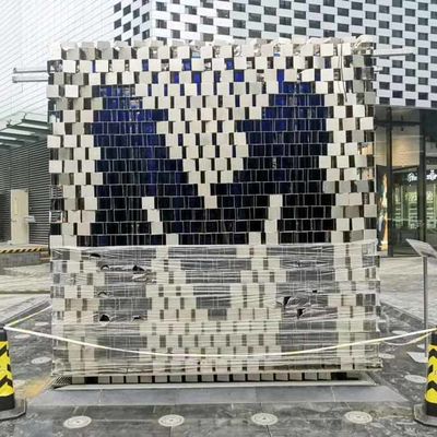 ভালো দাম ODM Splend 304 সজ্জা নকশা স্টেইনলেস স্টীল ভাস্কর্য এম চিঠি আকৃতির আউটডোর ইয়ার্ড আর্ট পেইন্টিং রঙ ভাস্কর্য অনলাইন