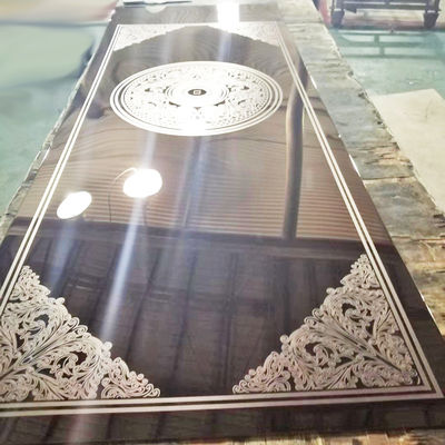 ভালো দাম 4x8 201 304 316l মিরর PVD কালার এচিড স্টেইনলেস স্টিল শীট লিফট ডোর কাস্টম অনলাইন