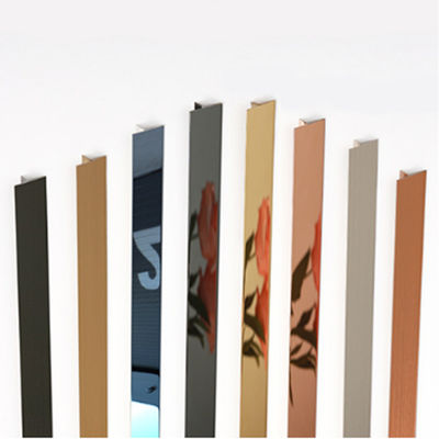 ভালো দাম 2000 মিমি দৈর্ঘ্যের ধাতব ব্রাশ স্টেইনলেস স্টীল টাইল ট্রিম ইউ আকৃতির লিফট সজ্জা অনলাইন