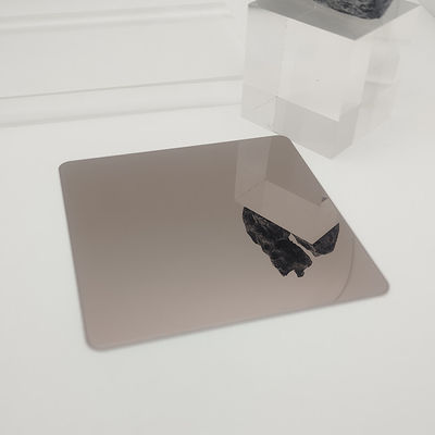 ভালো দাম স্টেইনলেস স্টীল শীট 304 শীট কফি রঙের আয়না পৃষ্ঠ অনলাইন