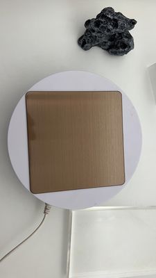 ভালো দাম চুলের লাইন তামা ব্রোঞ্জ পিভিডি রঙ যথেষ্ট বেধ স্টেইনলেস স্টীল 8ft 10ft অনলাইন