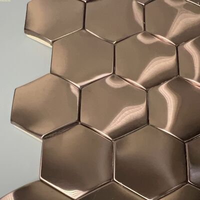 ভালো দাম স্টেইনলেস স্টীল স্ক্রিন পার্টিশন প্লেট ট্রিম স্ট্রিপ মোজাইক টাইলস অনলাইন