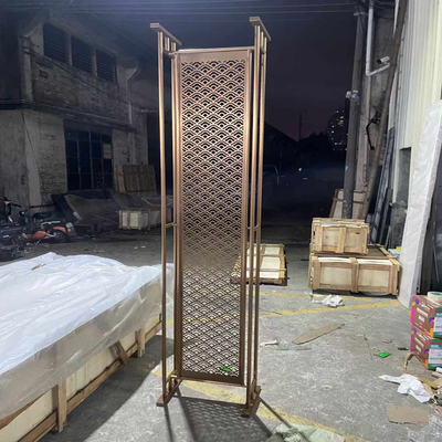 কাস্টম সজ্জা স্টেইনলেস স্টীল স্ক্রিন প্যানেল বহিরঙ্গন অভ্যন্তর বাগান হোটেল হোম প্যানেল স্ক্রিন লেজার কাটা ধাতু বিভাজক প্যানেল