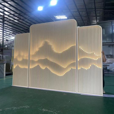 কাস্টমাইজড মাউন্টেন হিল ব্রাস ব্রাউন ৩০৪ স্টেইনলেস স্টিল স্ক্রিন প্রবেশপথের জন্য