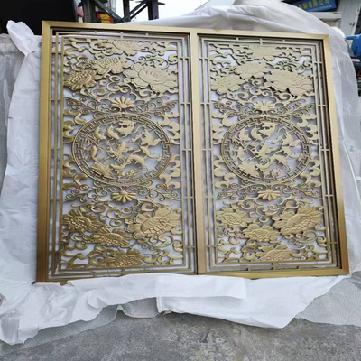 অ্যালুমিনিয়াম খোদাই নকশা ধাতু স্টেইনলেস স্টীল স্ক্রিন পার্টিশন & রুম বিভাজক