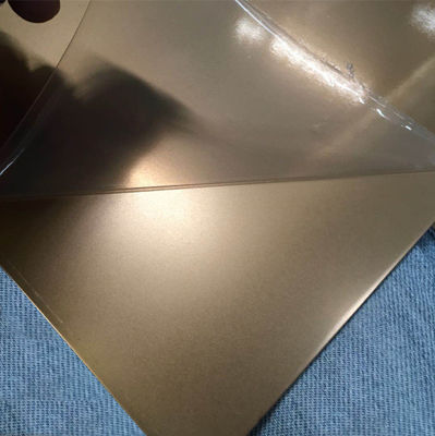 ভালো দাম 201 304 316 গোলাপী স্বর্ণ দেয়াল আউটডোর আচ্ছাদন সজ্জা রঙিন স্টেইনলেস স্টীল শীট অনলাইন