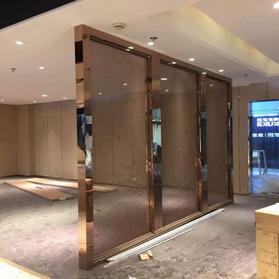 ভালো দাম কাস্টম হোটেল সুপারমার্কেট সজ্জা ধাতু স্টেইনলেস স্টীল স্ক্রিন পার্টিশন & রুম বিভাজক অনলাইন