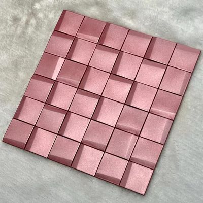 ভালো দাম এএসটিএম স্টেইনলেস স্টীল মোজাইক টাইলস ব্যাকগ্রাউন্ড 300*300 মিরর ফিনিস মেটাল অনলাইন