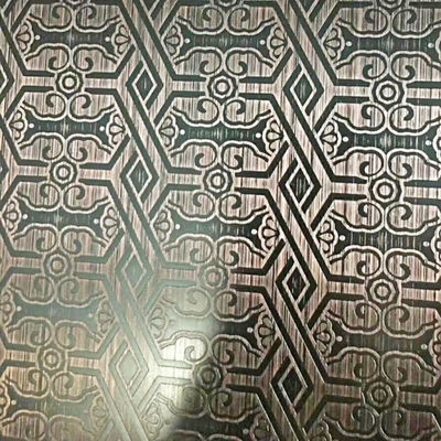 ভালো দাম এমবসড সারফেস পিভিডি লেপ 1000Mm 1219Mm 1500Mm প্রস্থ স্টেইনলেস স্টীল শীট অনলাইন