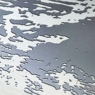 ভালো দাম গভীর এসিড ইটচিং নতুন ডিজাইন ভাল মানের আইসি এএসএম সস 304 রঙিন ইটচড স্টেইনলেস ক্ল্যাডিং সিলিং লিফট ডোর আলংকারিক শীট প্লেট OEM অনলাইন