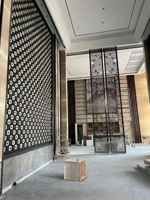 ভালো দাম 3 ডি স্টেইনলেস স্টিলের প্রাচীর প্যানেল সমসাময়িক লেজার খোদাই নকশা অনলাইন