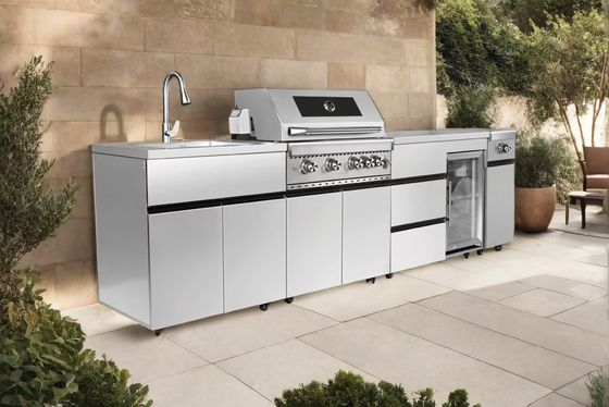 ভালো দাম এমবসড স্ক্র্যাচ প্রুফ 316L স্টেইনলেস স্টিল কিচেন কাউন্টারটপ আউটডোরের জন্য অনলাইন