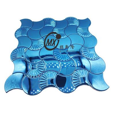 ভালো দাম অভ্যন্তরীণ প্রাচীর সজ্জার জন্য আধুনিক ব্রাশ করা স্টেইনলেস স্টিল মোজাইক শীট অনলাইন