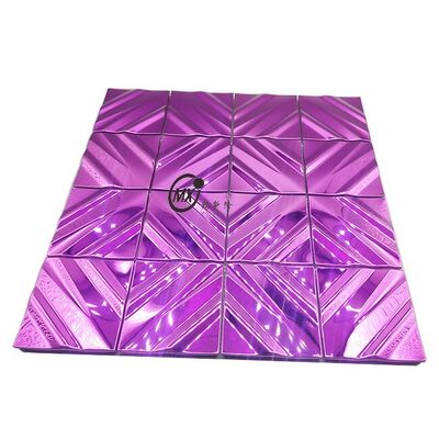 ভালো দাম Peel and Stick Stainless Steel Mosaic Tiles for Home Renovation অনলাইন