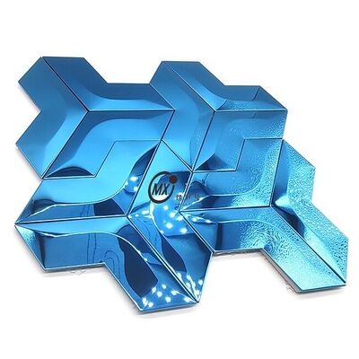 ভালো দাম PVD কালার ব্ল্যাক অ্যান্টিক ব্রাস মেটাল স্টেইনলেস স্টিল মোজাইক অনলাইন