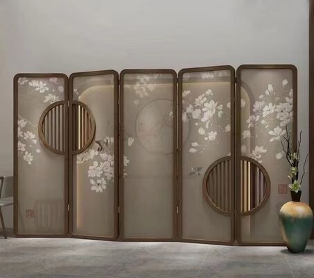 ভালো দাম European Ornate Laser Cut Stainless Steel Room Divider অনলাইন